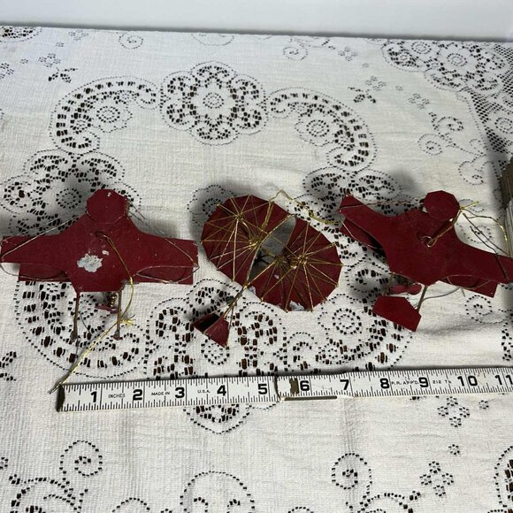 Vintage Christmas flying machine ornaments - Picture 9 of 10